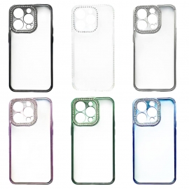 Чохол Diamond Frame iPhone 14 Silver