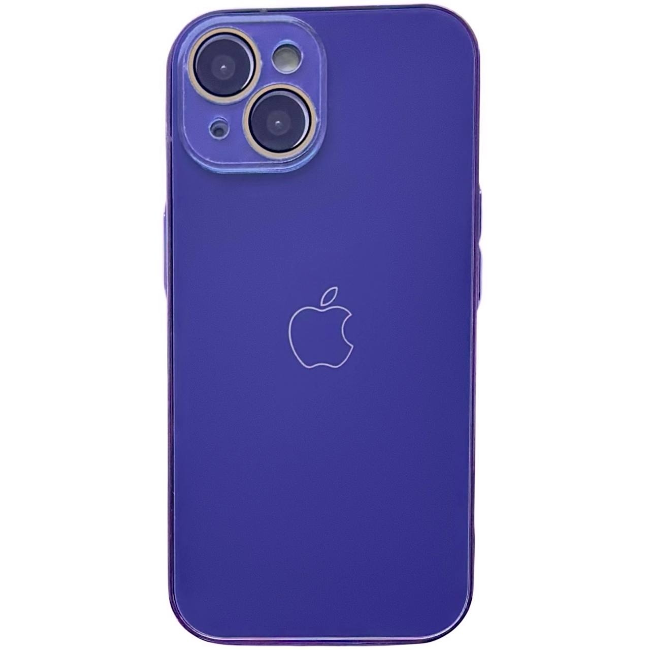 Glossy Glass Camera iPhone 15 Deep Purple - 1
