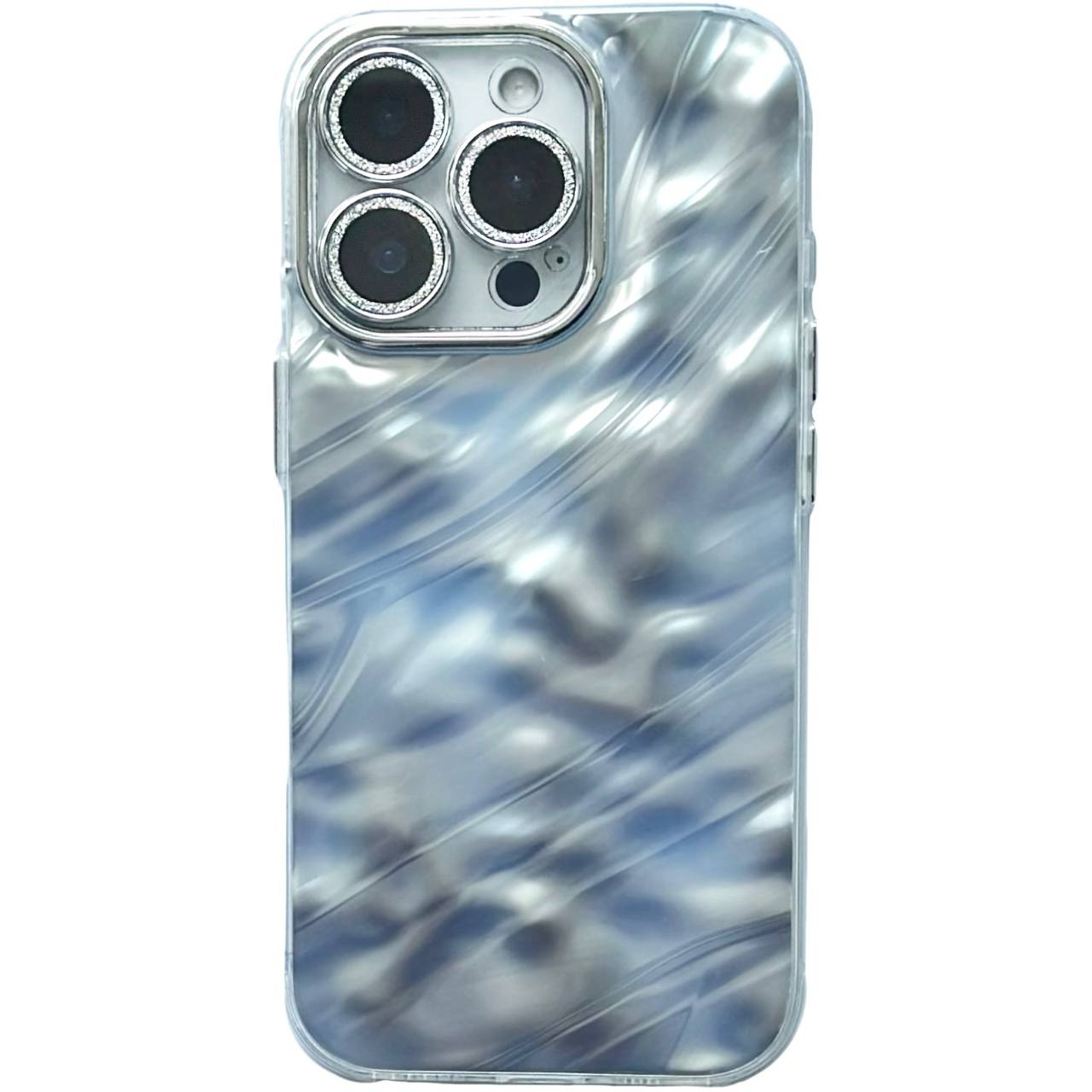 Crumpled Case iPhone 13 Pro Max Silver - 1
