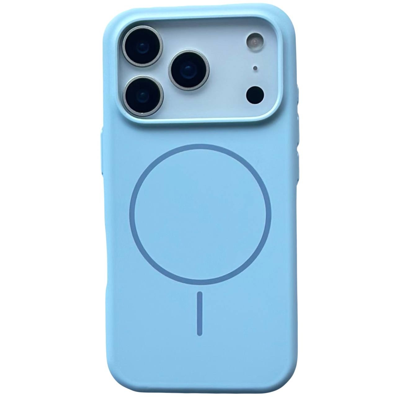 Silicone Case Slim Magsafe iPhone 17 Pro Max Sky Blue - 1
