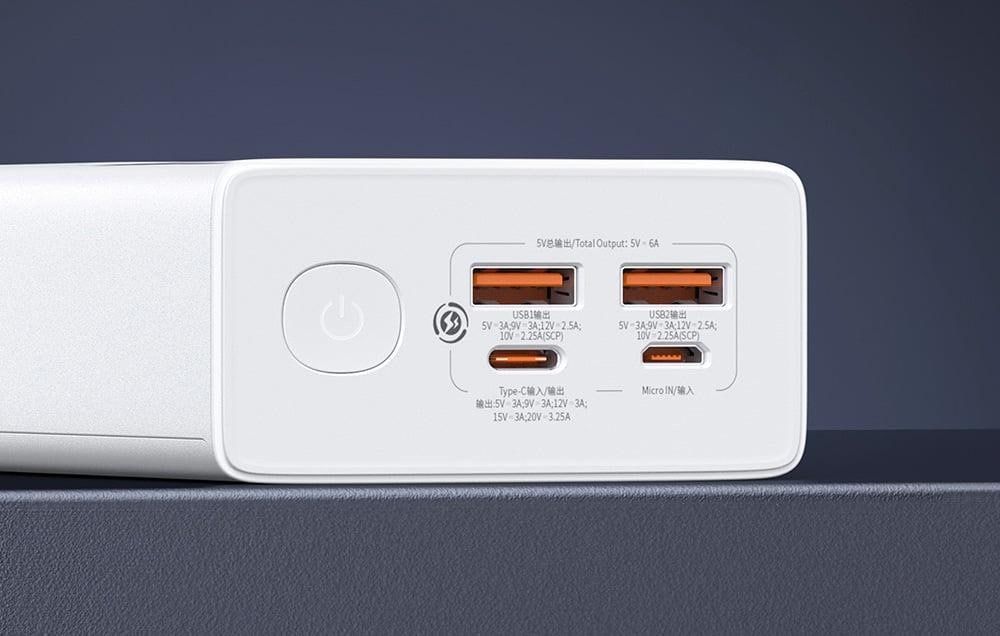 Baseus PowerBank Star-Lord 30000mAh 65W White - 3
