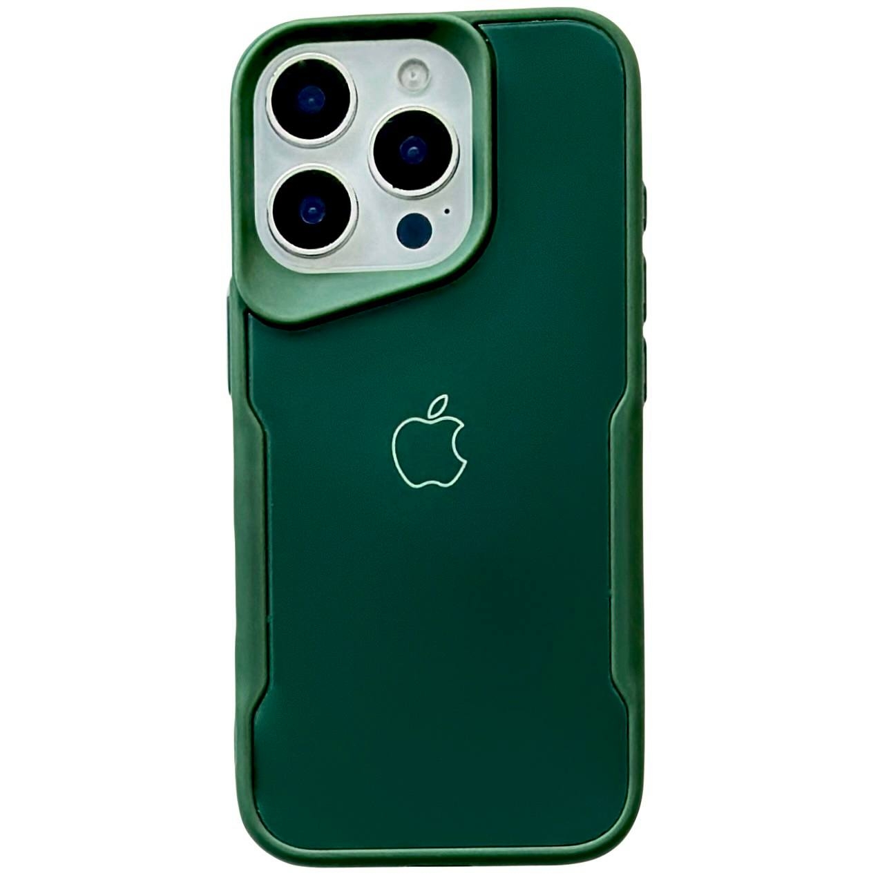 Glossy Glass Logo iPhone 14 Pro Green - 1