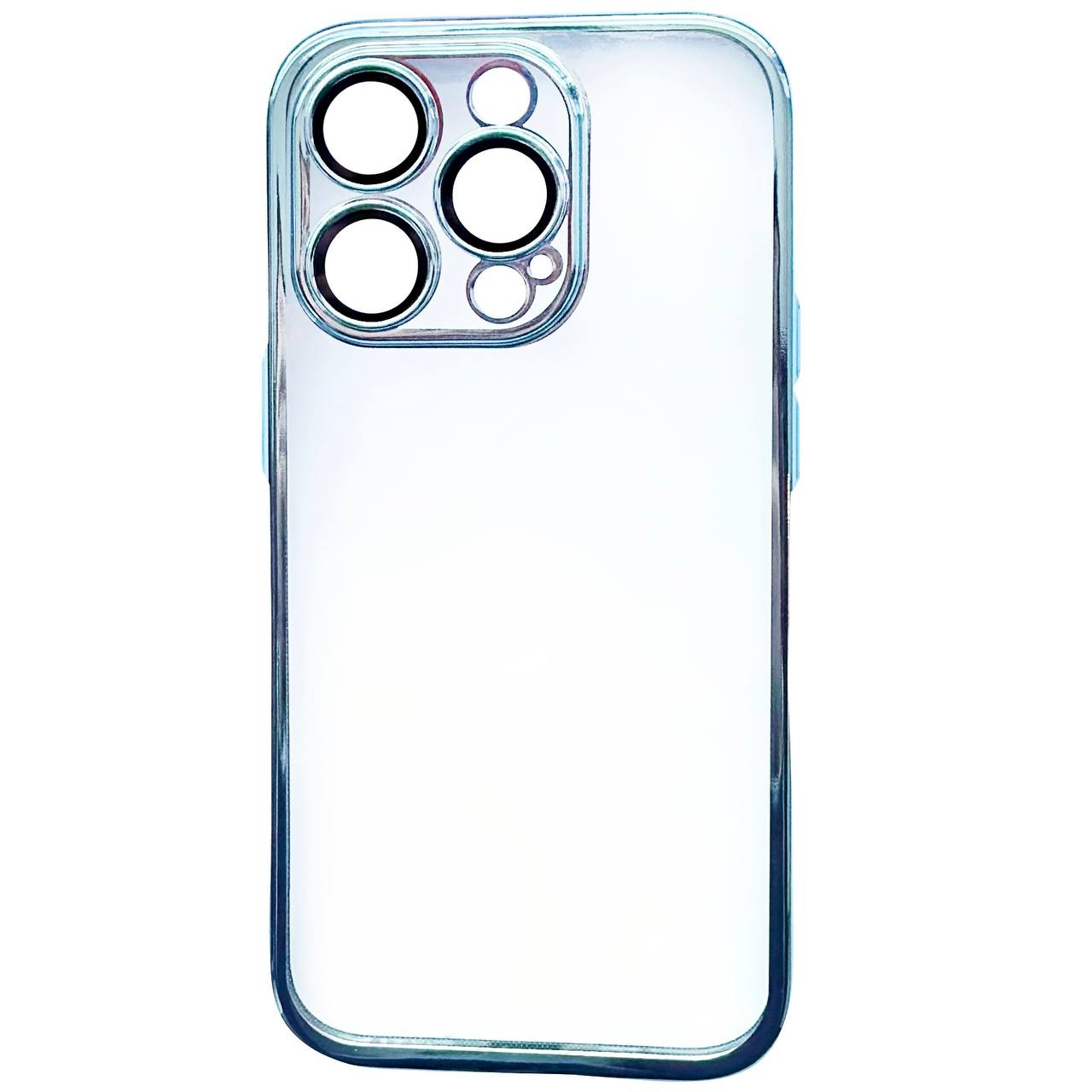 Galvanic Case Glass Camera iPhone 14 Pro Max Blue - 1