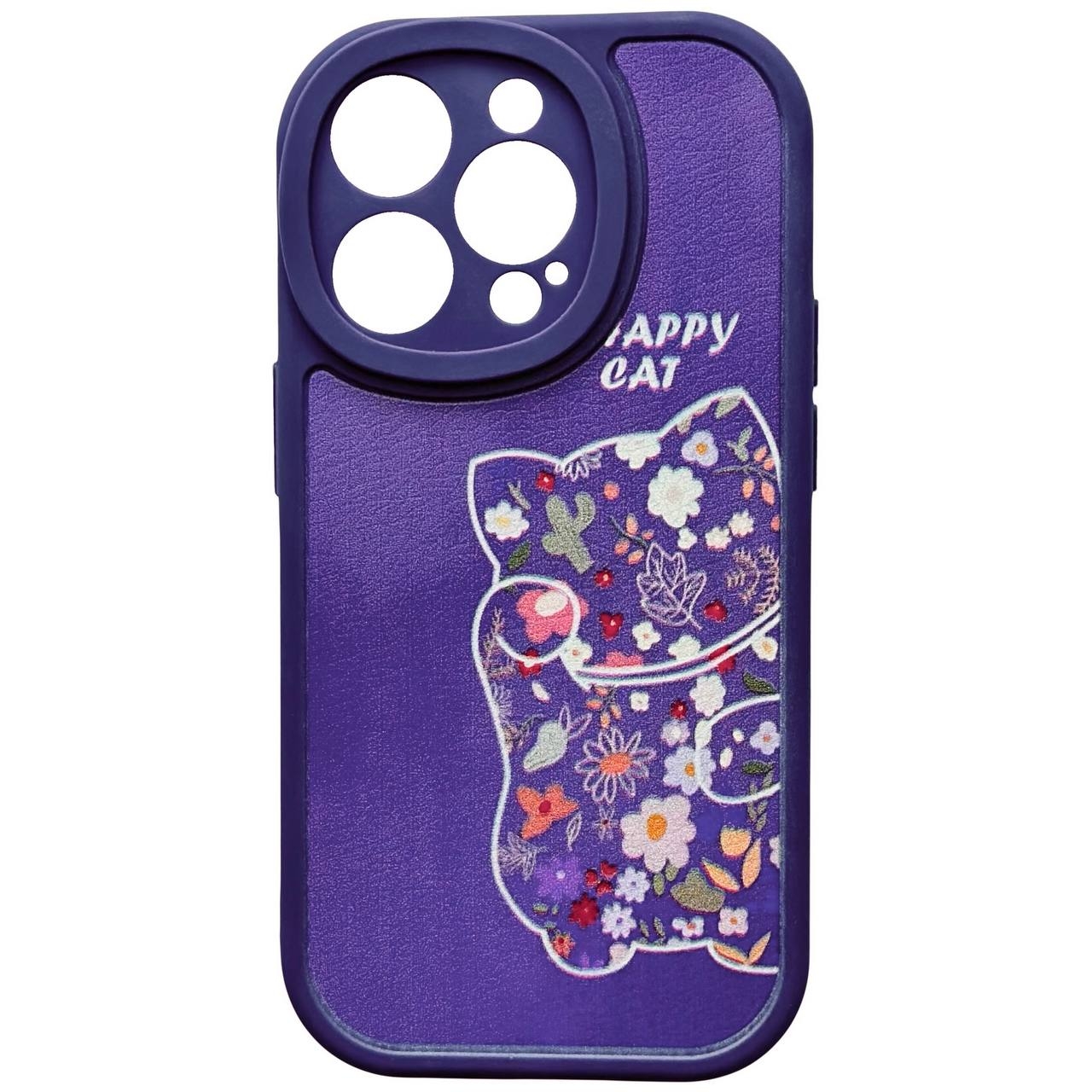 Happy Leather+TPU iPhone X/Xs Purple - 1