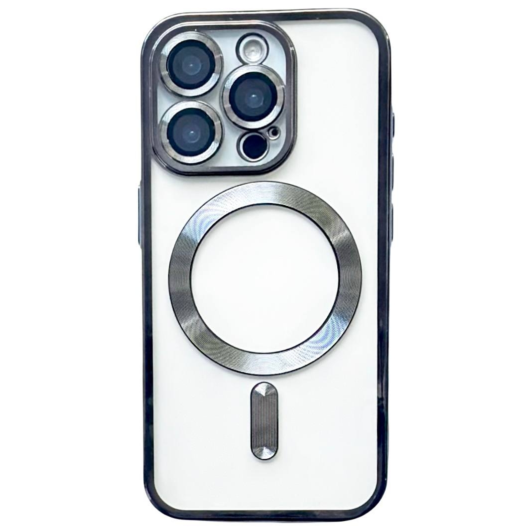 TPU Shining with MagSafe iPhone 12 Black - 1