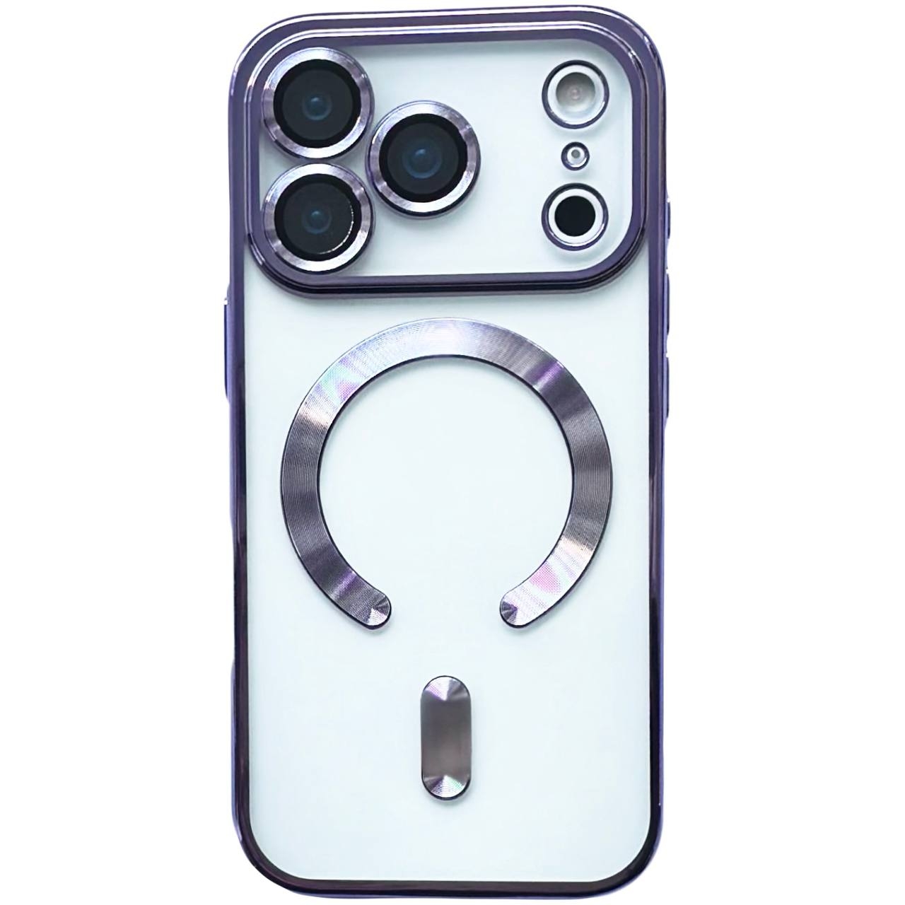 TPU Shining with MagSafe iPhone 17 Pro Max Violet - 1
