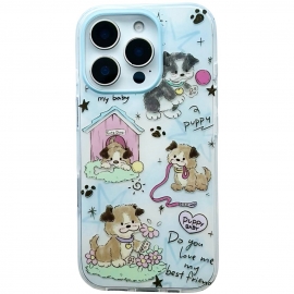 Cute Puppy TPU iPhone 16 Pro Max