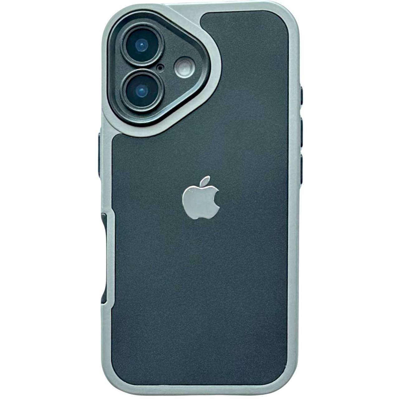 Matte Silicone Logo iPhone 16 Black - 1