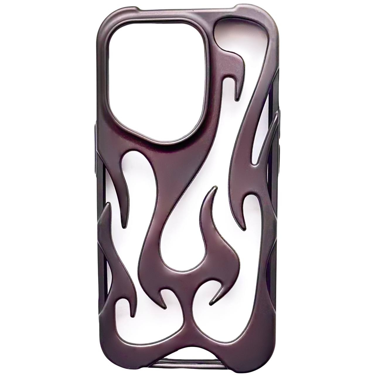 TPU Flame iPhone 14 Pro Max Purple - 2