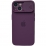 Silicone Case TPU Camera iPhone 14 Plum