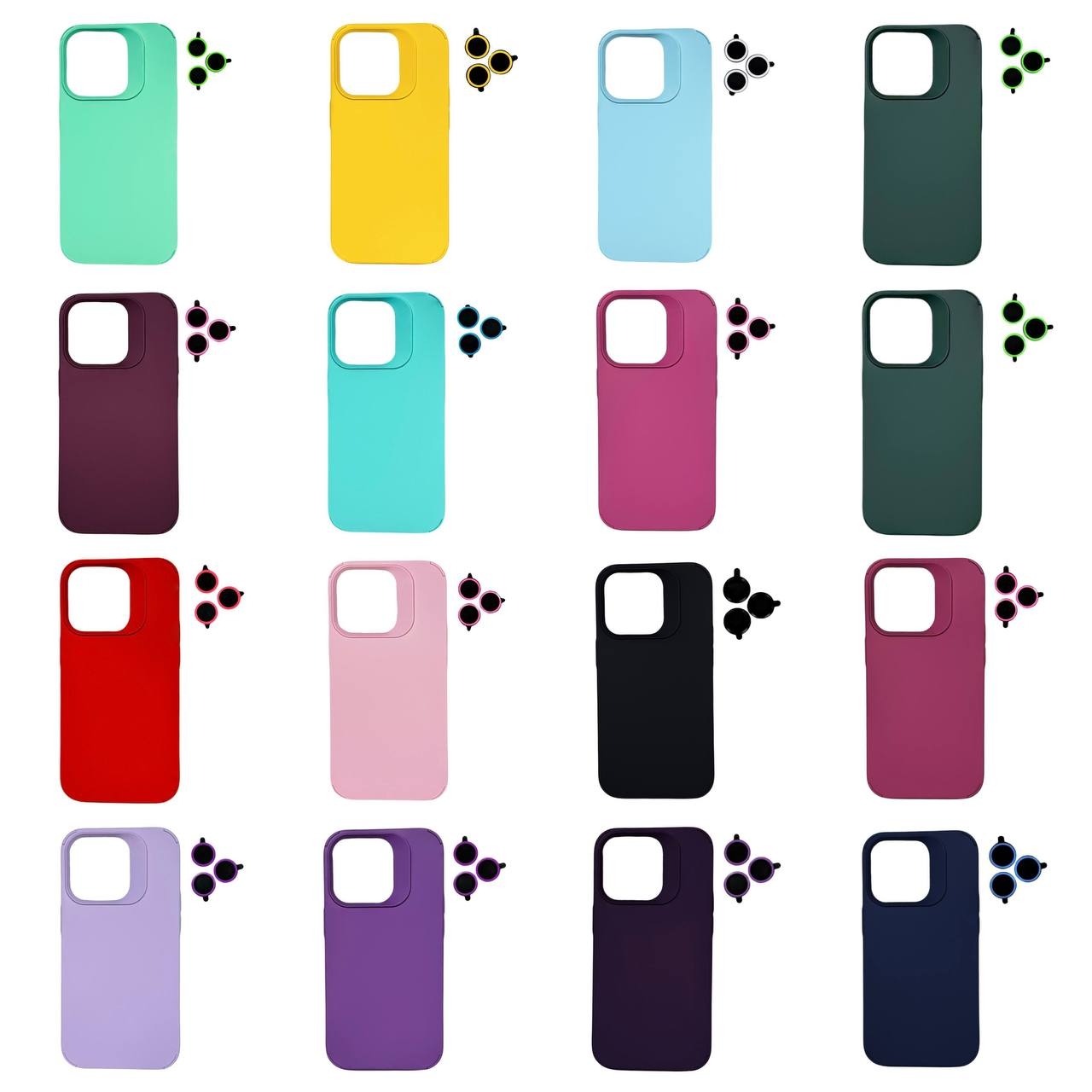 Silicone with Set iPhone 11 Pro Purple - 4