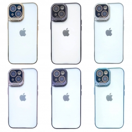 Galvanic TPU Stand iPhone 15 Plus Silver
