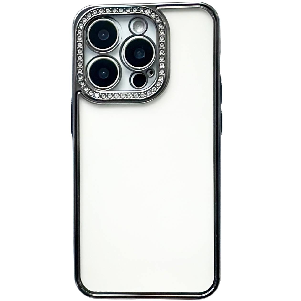 Чохол Diamond Frame iPhone 12 Pro Max Black - 1