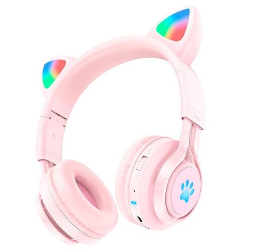 hoco. W39 WireLess Headphones Pink - 2