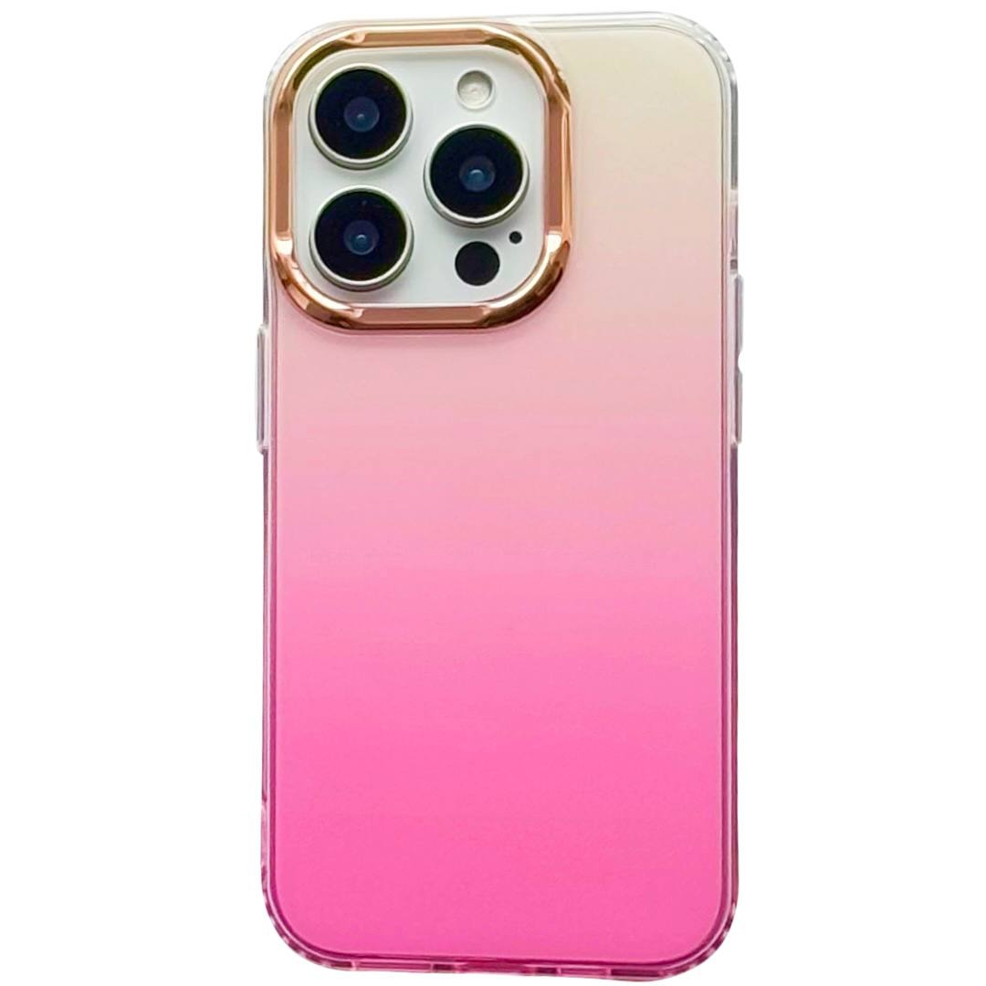 Чохол силіконовий Micro Gradient iPhone 15 Pro Pink - 1