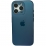 Matte Glass Open Camera iPhone 12 Pro Max Navy Blue