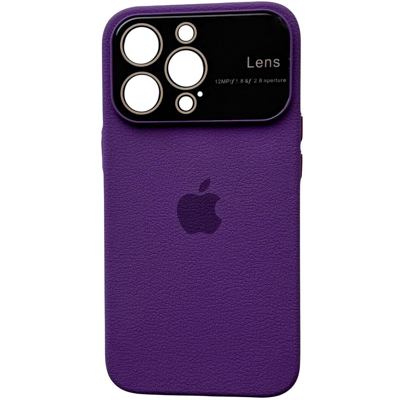 Silicone Case Lens iPhone 14 Purple - 3