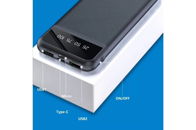 WUW PowerBank Y110 10000mAh Black - 3