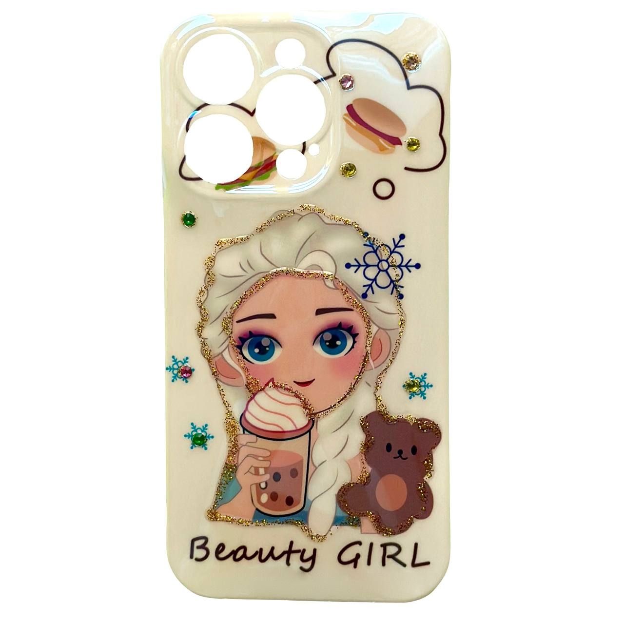Beauty Girl TPU iPhone 13 Pro Elsa - 3
