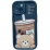 Cute Bear Coffee iPhone 15 Black
