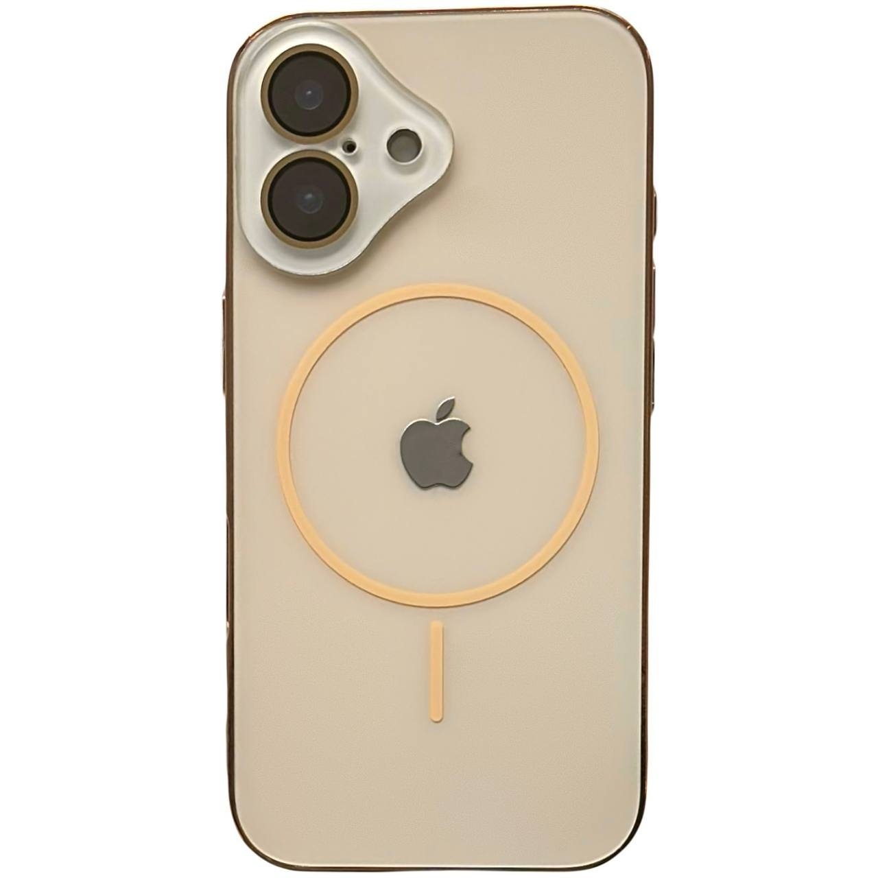 Matte Glass Slim Magsafe iPhone 16 Gold - 1