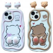 TPU Soft Animal iPhone 13 Pink