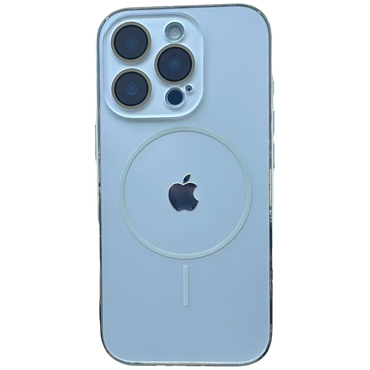 Matte Glass Slim Magsafe iPhone 16 Pro Max Silver - 1