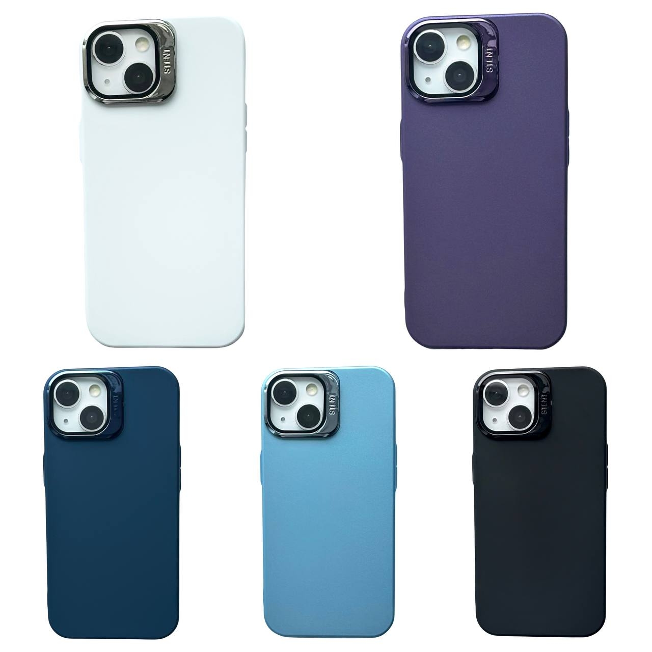 Matte Camera Stand iPhone 15 Black - 2