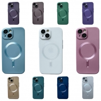 Matte Silicone with MagSafe iPhone 15 White