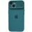 Silicone Case TPU Camera iPhone 14 Pine Green
