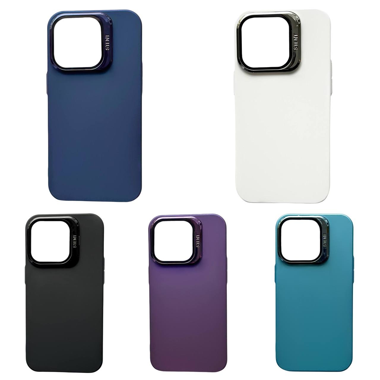 Matte Camera Stand iPhone 13 Pro Max Blue - 4