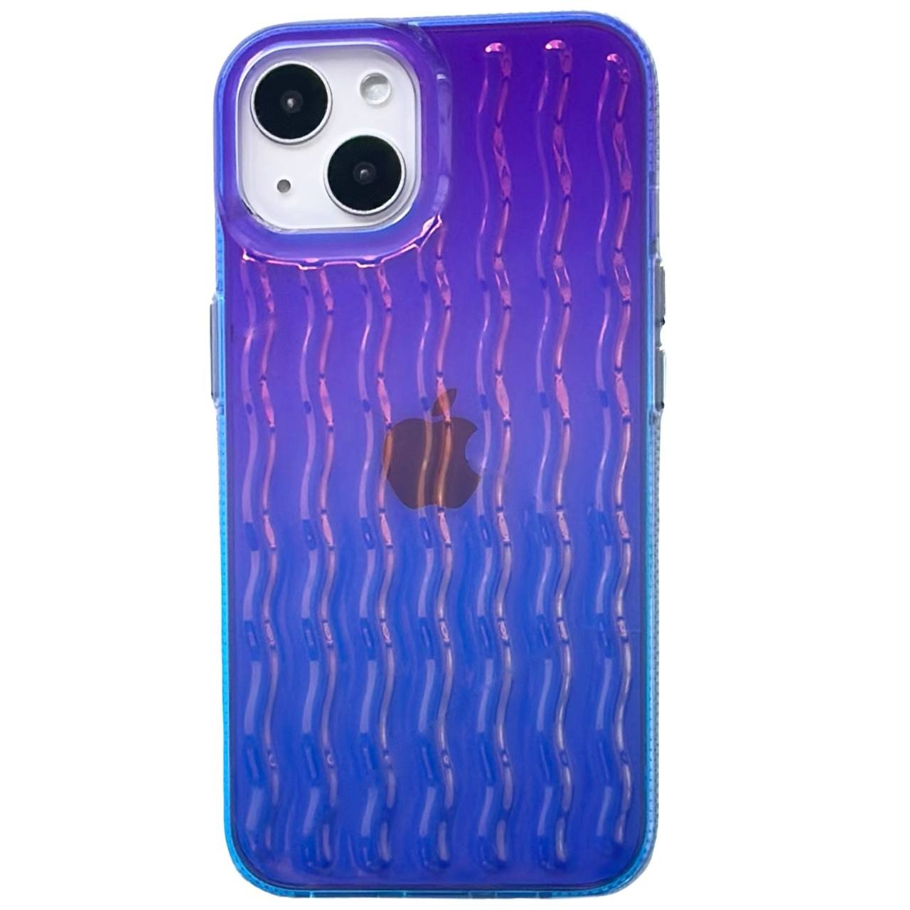 TPU Holo Wave iPhone 13 Purple - 1