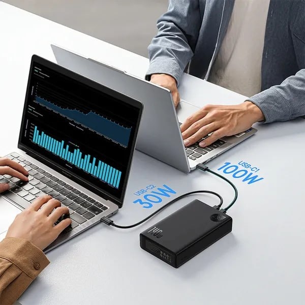 Baseus PowerBank Adaman 24000mAh 140W Black - 3