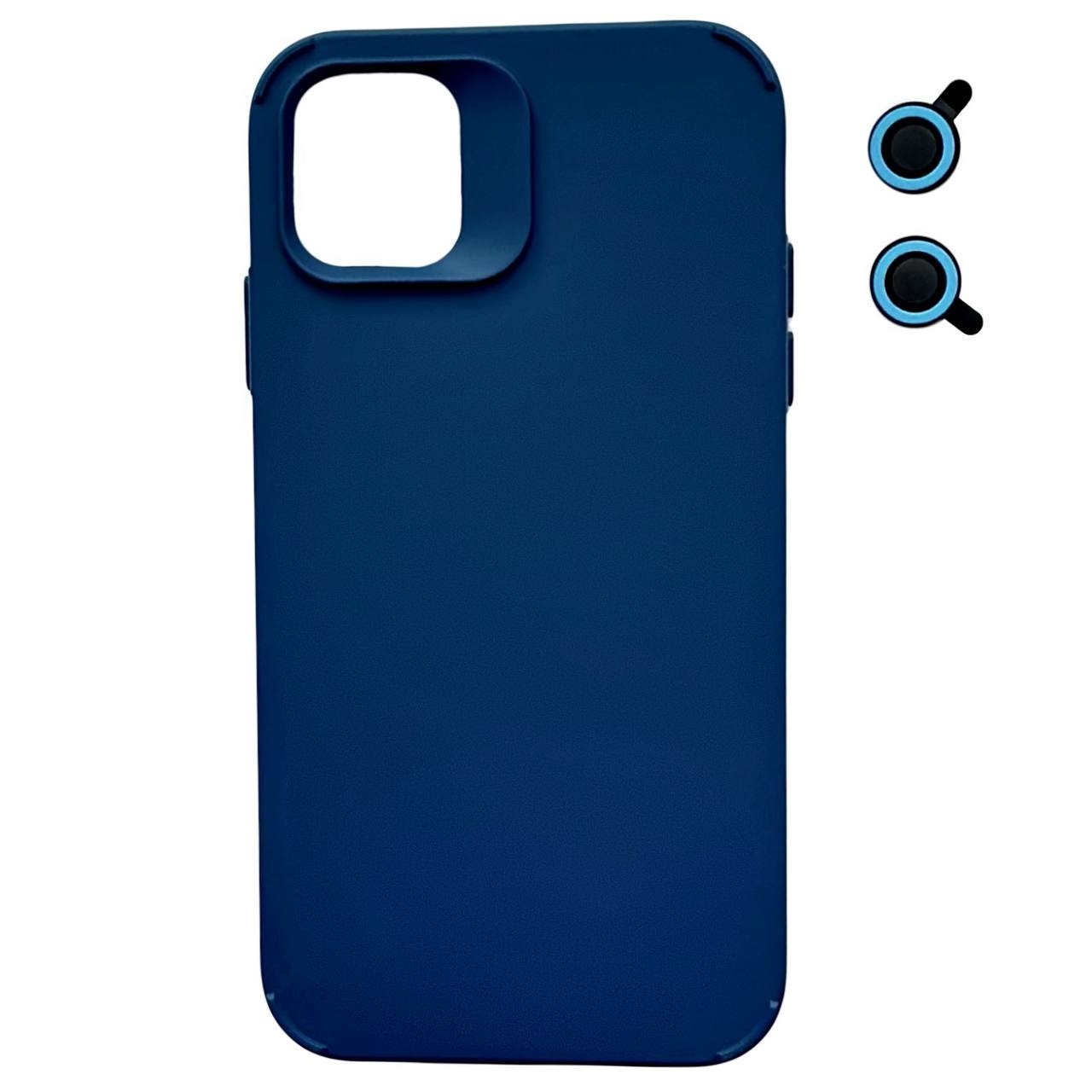 Silicone with Set iPhone 15 Plus Alaskan Blue - 4