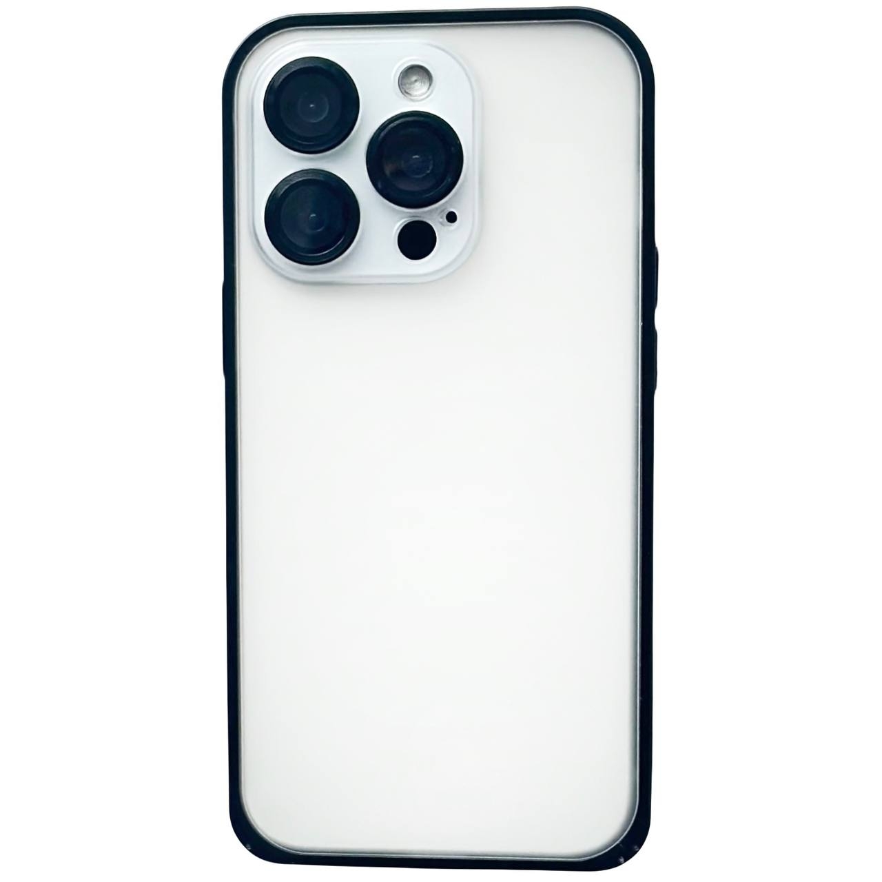 Square Metal Frame iPhone 11 Pro Max Black - 1