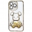 TPU BearBrick Liquid iPhone 14 Gold