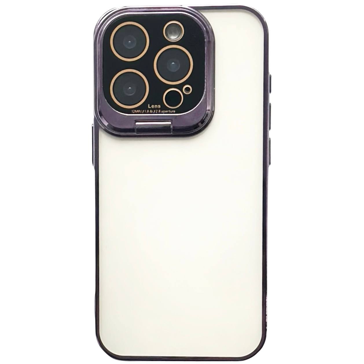 Galvanic TPU Stand iPhone 13 Pro Max Purple - 1