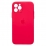 Silicone Case Square iPhone X/Xs Red Raspberry (39)