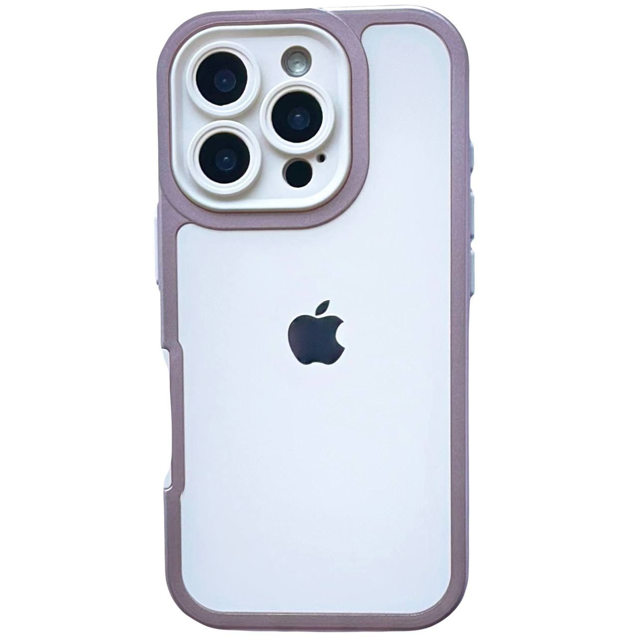 Matte Silicone Logo iPhone 15 Pro Pink - 1