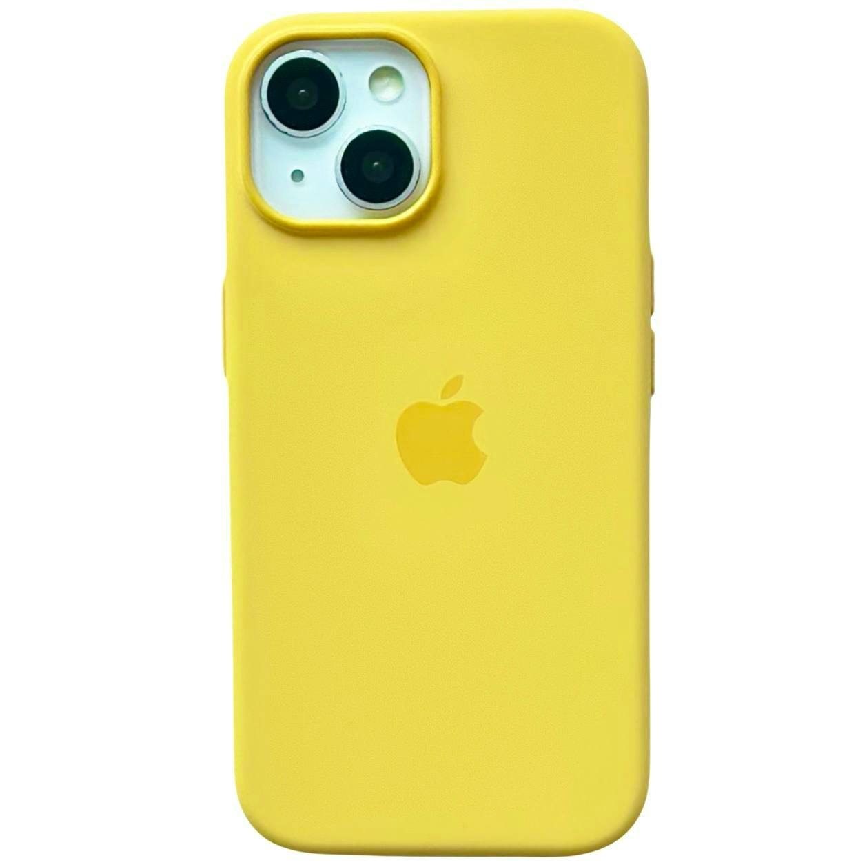 Silicone Case Original MagSafe iPhone 14 Canary Yellow - 1