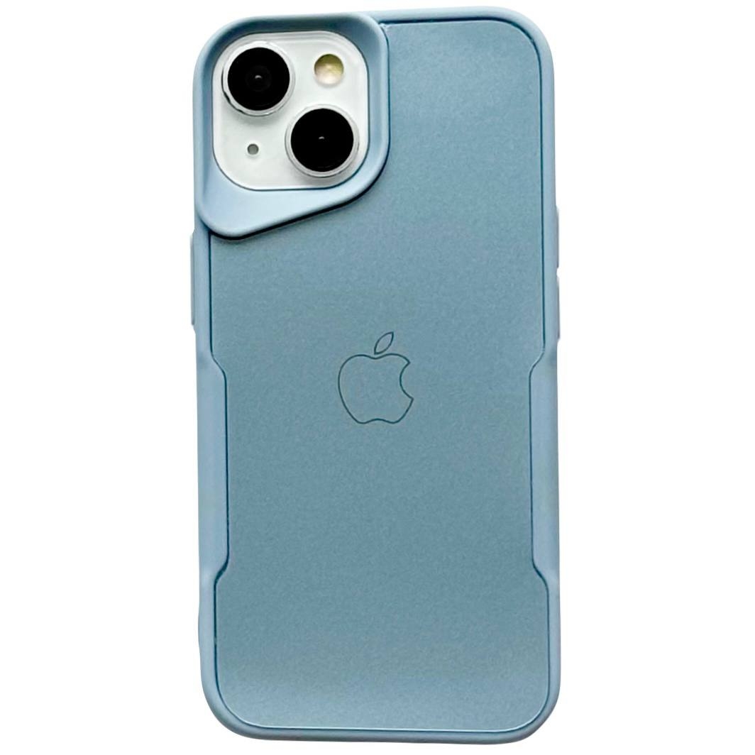 Glossy Glass Logo iPhone 14 Plus Blue - 1