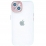 Color Case Glass Diamond Camera iPhone 14 White/Pink