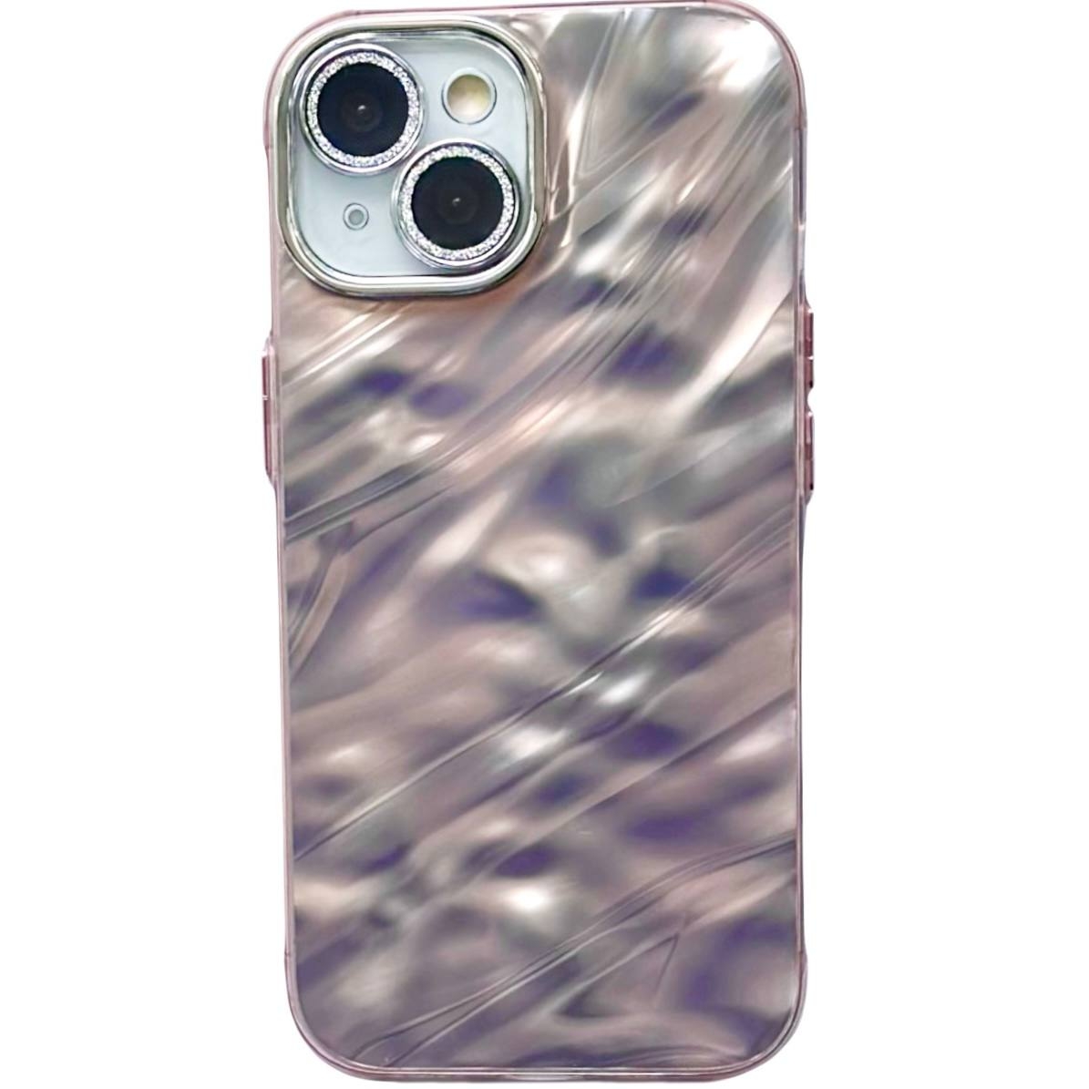 Crumpled Case iPhone 15 Pink - 1