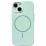 Silicone Case Slim Magsafe iPhone 15 Turquoise