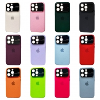 Silicone Case Lens iPhone 12 Red