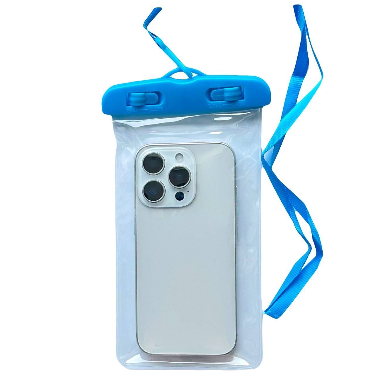 Чохол водонепроникний Transparent Blue - 1