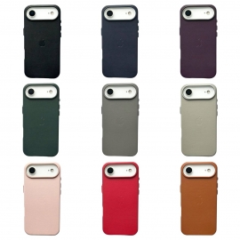 Leather Case (MagSafe) iPhone 17 Air Pink Sand