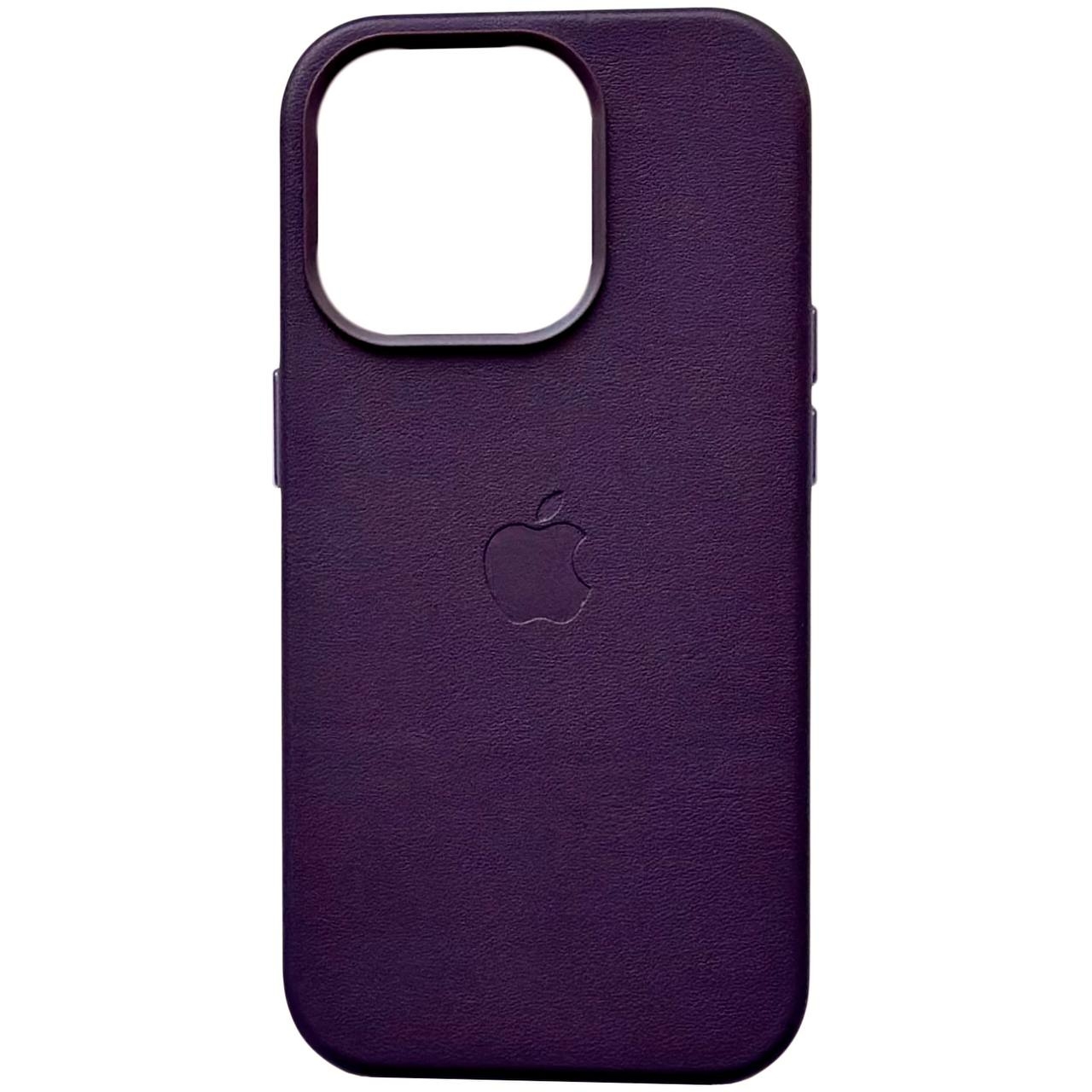Leather Case (MagSafe) iPhone 13 Pro Max Dark Cherry - 4