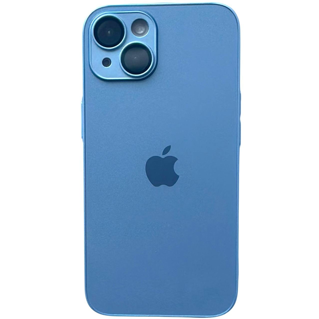 AG Silicone+Glass Case iPhone 13 Sierra Blue - 1