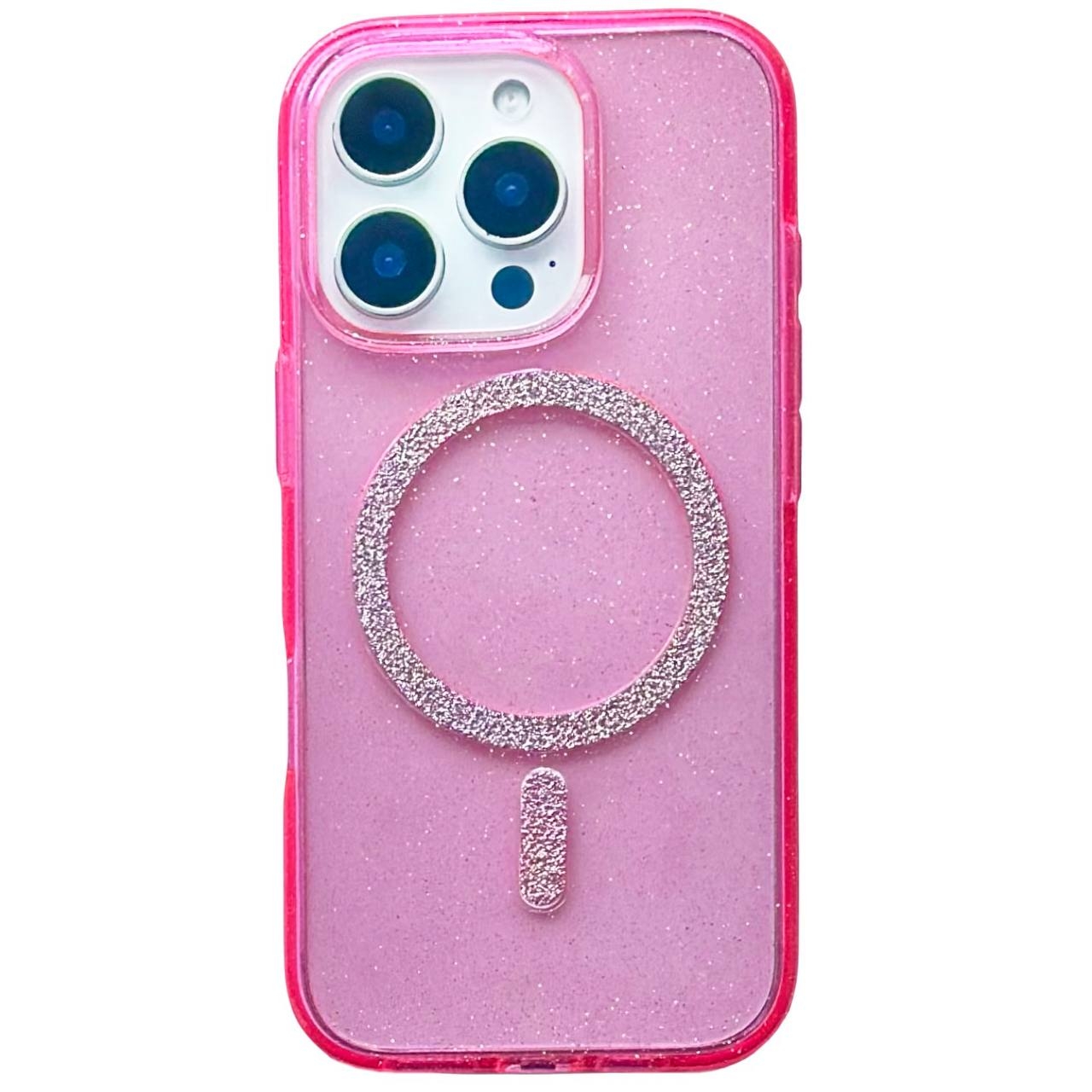 Sparkle MagSafe iPhone 14 Pro Pink - 1
